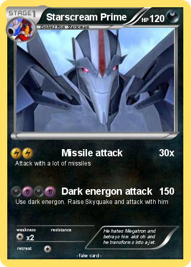 Pokemon Starscream Prime