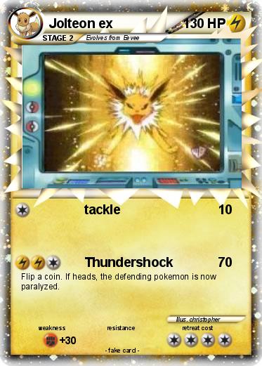 Pokemon Jolteon ex