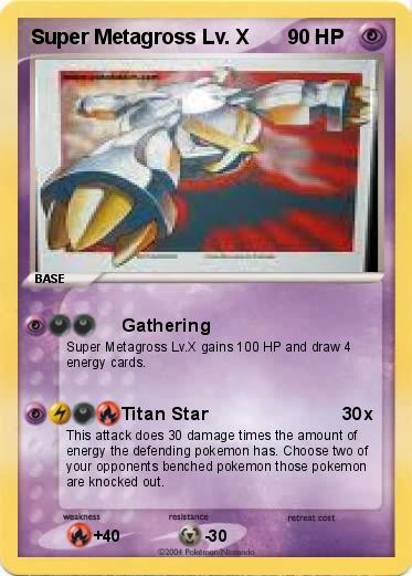 Pokemon Super Metagross Lv. X