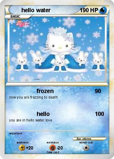 Pokemon hello water