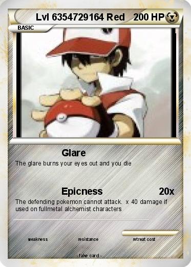 Pokemon Lvl 6354729164 Red