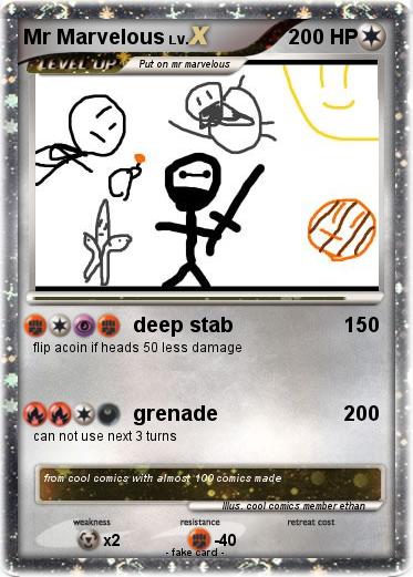 Pokemon Mr Marvelous