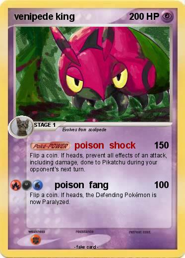 Pokemon venipede king