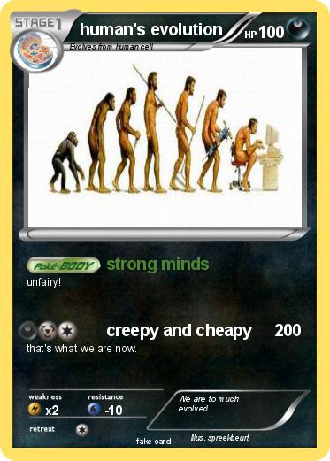 Pokemon human's evolution