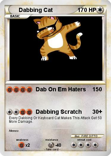 Pokemon Dabbing Cat