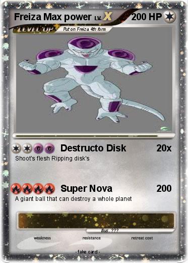 Pokemon Freiza Max power