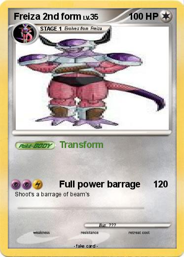 Pokemon Freiza 2nd form