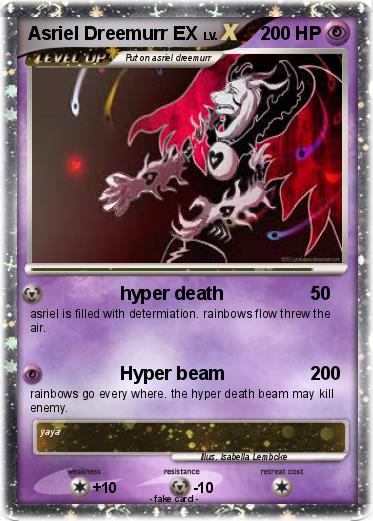 Pokemon Asriel Dreemurr EX