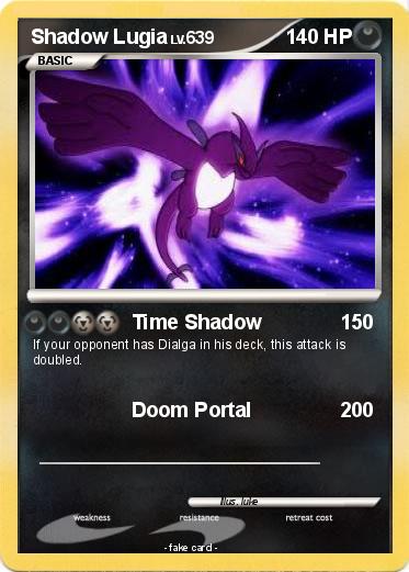 Pokemon Shadow Lugia