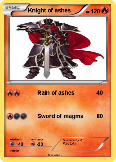 Pokemon Knight of ashes