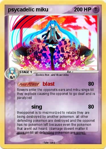 Pokemon psycadelic miku