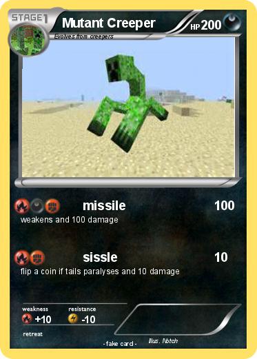 Pokemon Mutant Creeper
