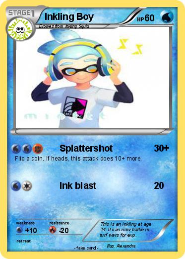 Pokemon Inkling Boy