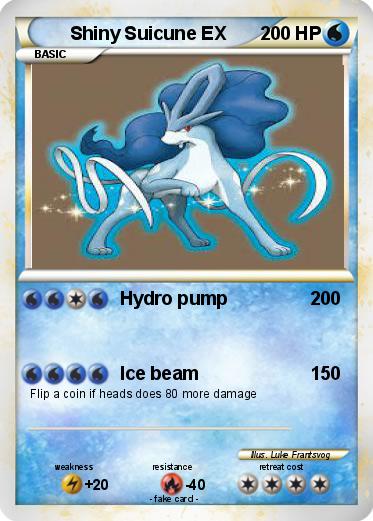 Pokemon Shiny Suicune EX