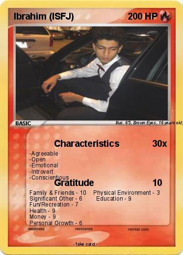 Pokemon Ibrahim (ISFJ)