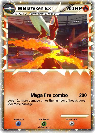 Pokemon M Blazeken EX