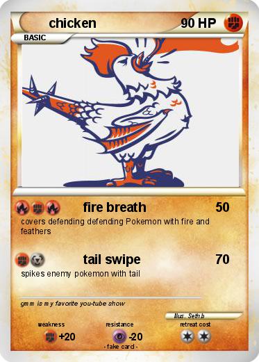 Pokemon chicken