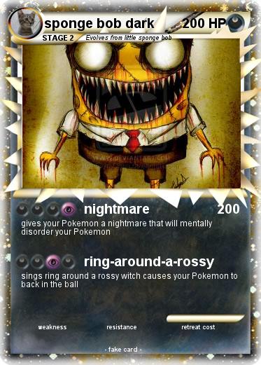 Pokemon sponge bob dark