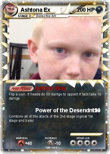 Pokemon Ashtona Ex