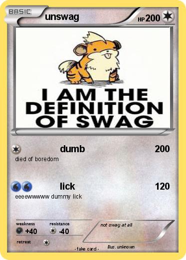 Pokemon unswag