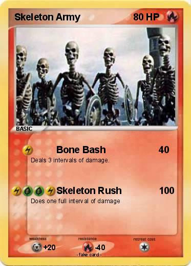 Pokemon Skeleton Army