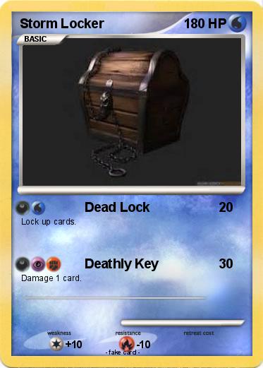 Pokemon Storm Locker
