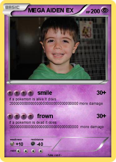 Pokemon MEGA AIDEN EX