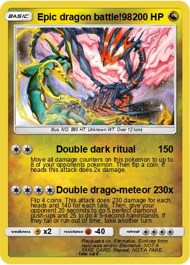 Pokemon Epic dragon battle!98