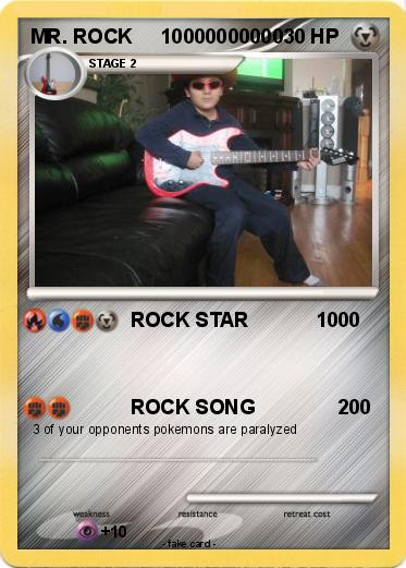 Pokemon MR. ROCK     10000000000