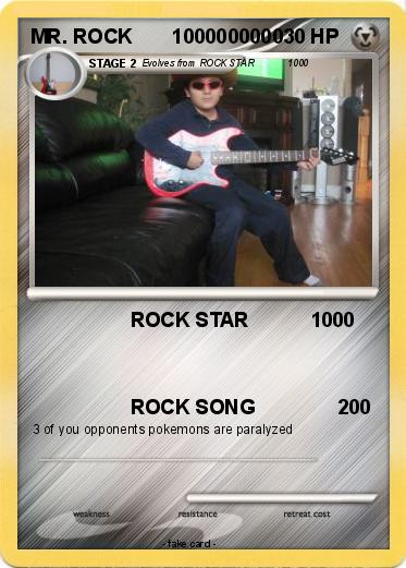 Pokemon MR. ROCK       1000000000