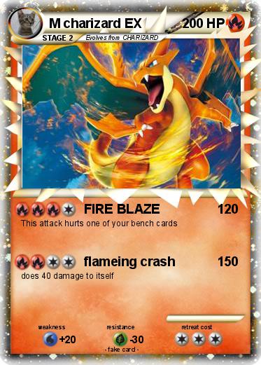 Pokemon M charizard EX