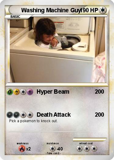 Pokemon Washing Machine Guy
