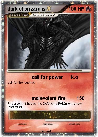 Pokemon dark charizard