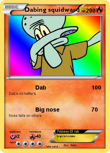 Pokemon Dabing squidward