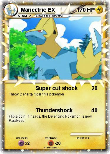 Pokemon Manectric EX