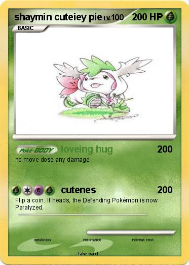 Pokemon shaymin cuteiey pie