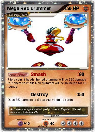 Pokemon Mega Red drummer          4