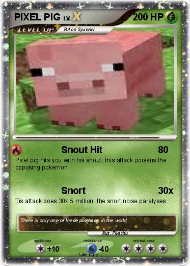 Pokemon PIXEL PIG