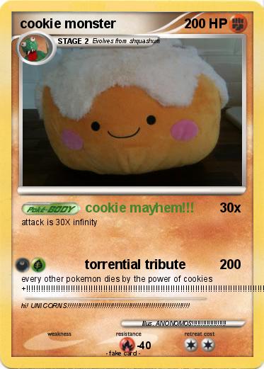 Pokemon cookie monster