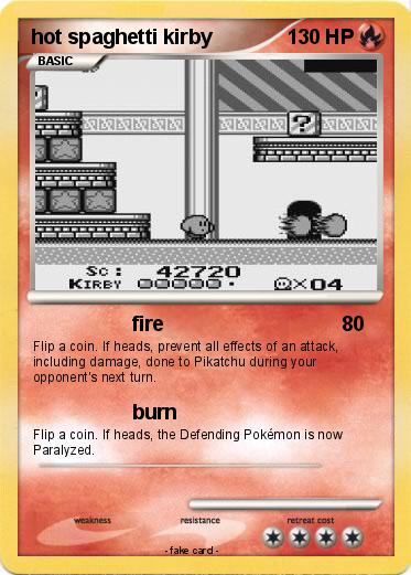 Pokemon hot spaghetti kirby