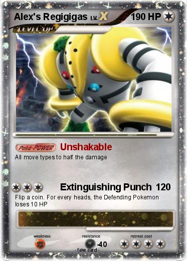 Pokemon Alex's Regigigas