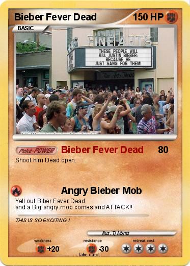 Pokemon Bieber Fever Dead