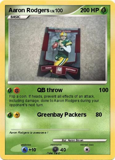 Pokemon Aaron Rodgers Pokemon Aaron Rodgers