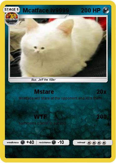 Pokemon Mcatface lv9999