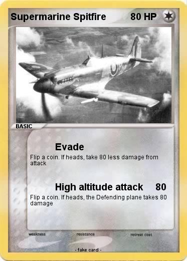 Pokemon Supermarine Spitfire