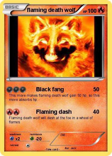 Pokemon flaming death wolf