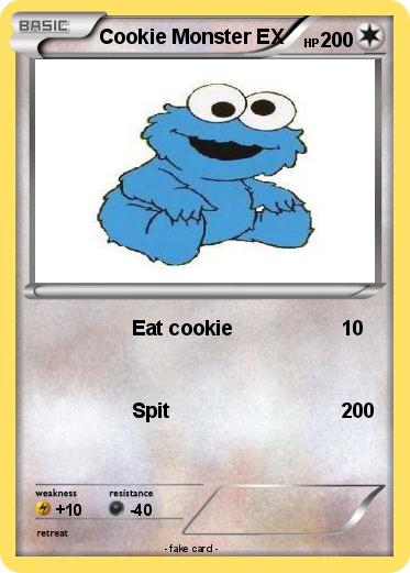 Pokemon Cookie Monster EX