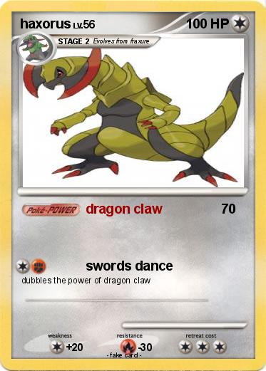 Pokemon haxorus