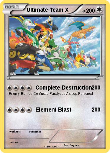 Pokemon Ultimate Team X