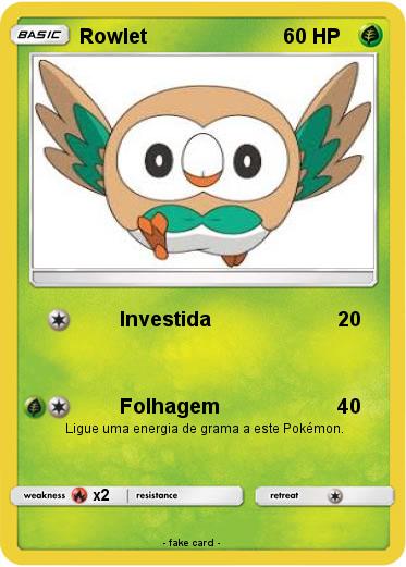 Pokemon Rowlet